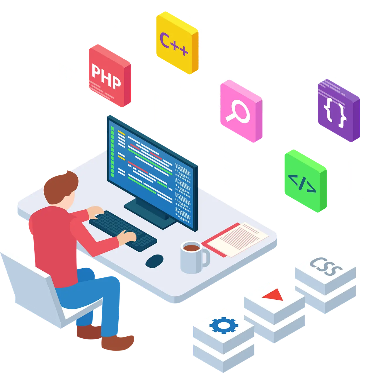 Tehnologije css, html, javascript, python
